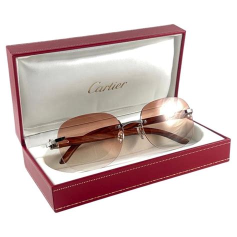wholesale wood cartier glasses